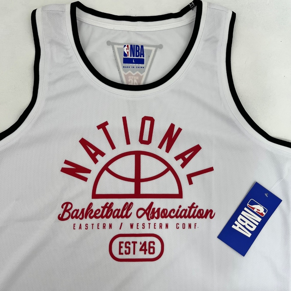 National Basketball Association Mens Size L White The Pennant Tank NWT - Picture 2 of 11